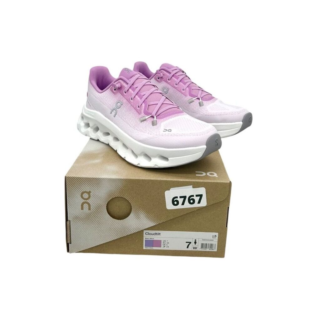On Cloud Cloudtilt Bloom Sakura Women’s Size 7  CloudTec Running Shoes